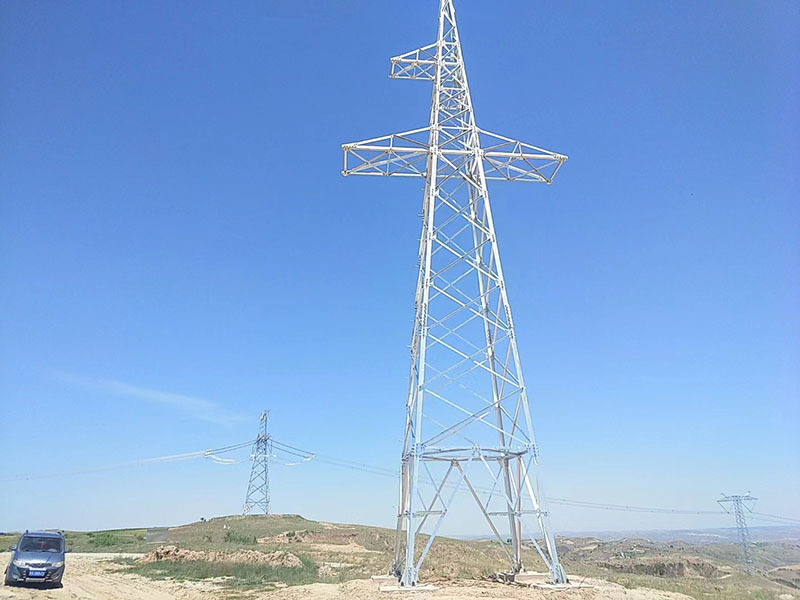 Caratteristiche principali della torre per tubi in acciaio zincato per trasmissione di potenza