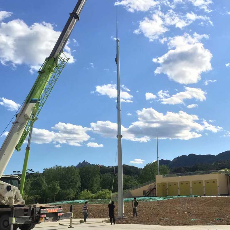 Torre di comunicazione mobile a tubo singolo 5G da 32 metri