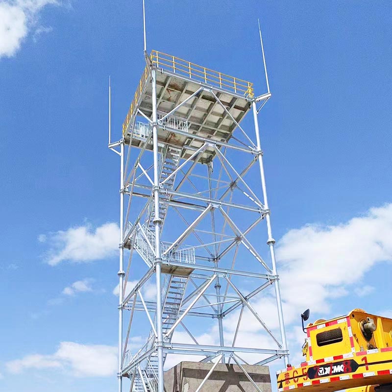 Torre radar con struttura in acciaio